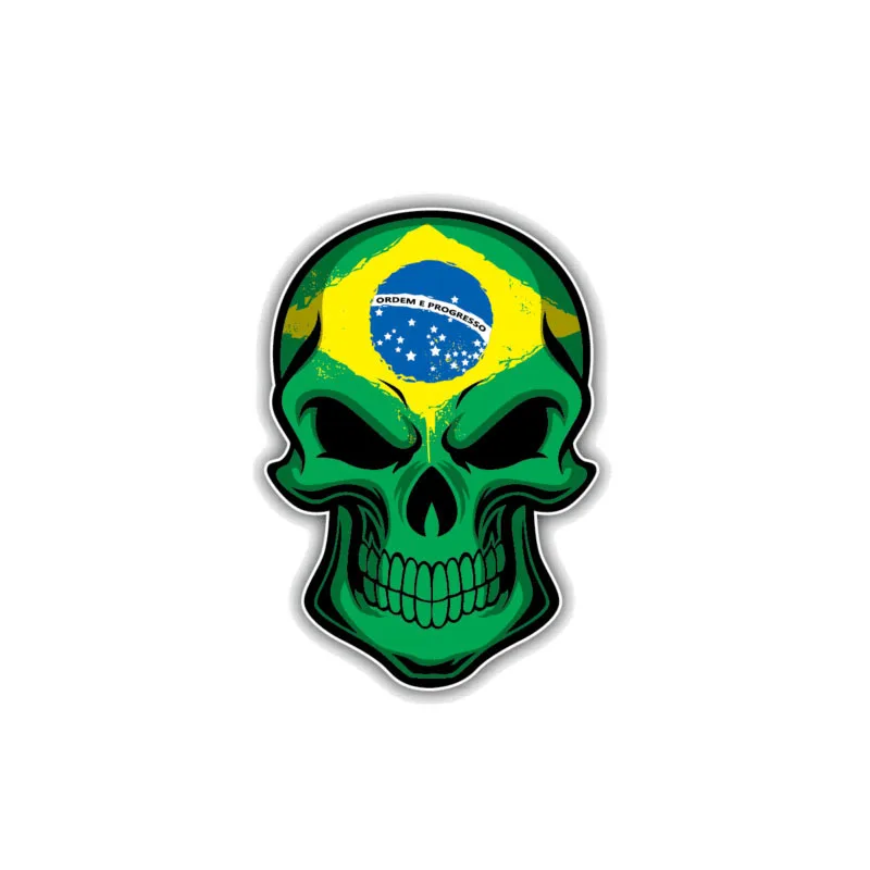 Car Accessories On Amazon - Creative Reflective Car Sticker Brazil Flag