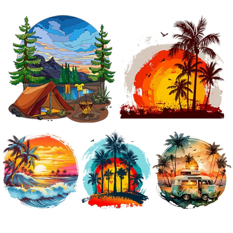 Car Accessories On Amazon - Car Stickers COutdoor Camping Sunrise Sunset