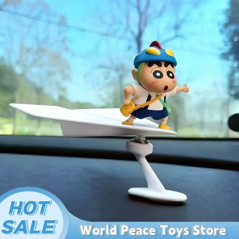 Car Accessories Interior - Rotate Aircraft Crayon Shin-Chan Car Dashboard