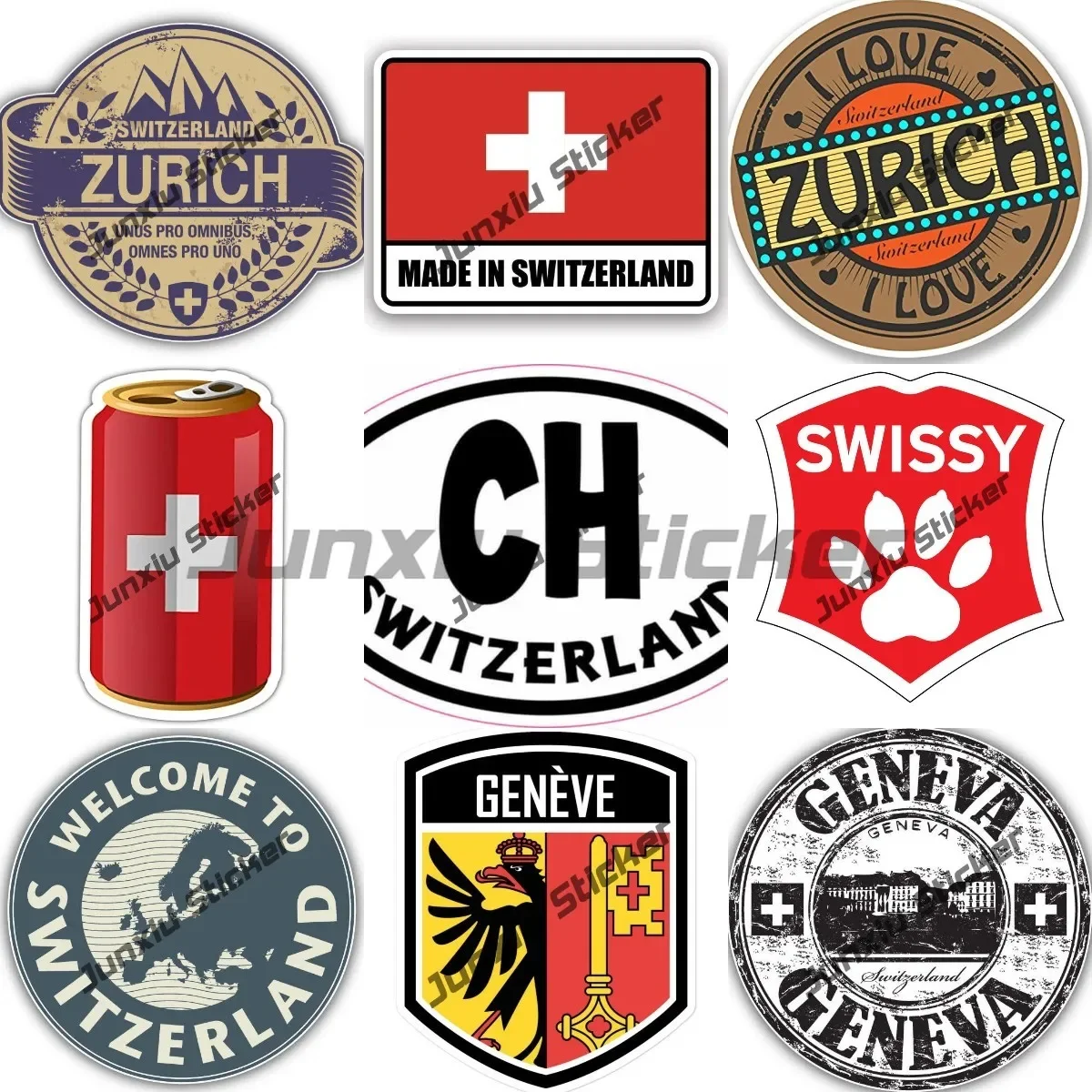 Swissy Sticker Circular Seal S - Car Accessories Zurich review and price