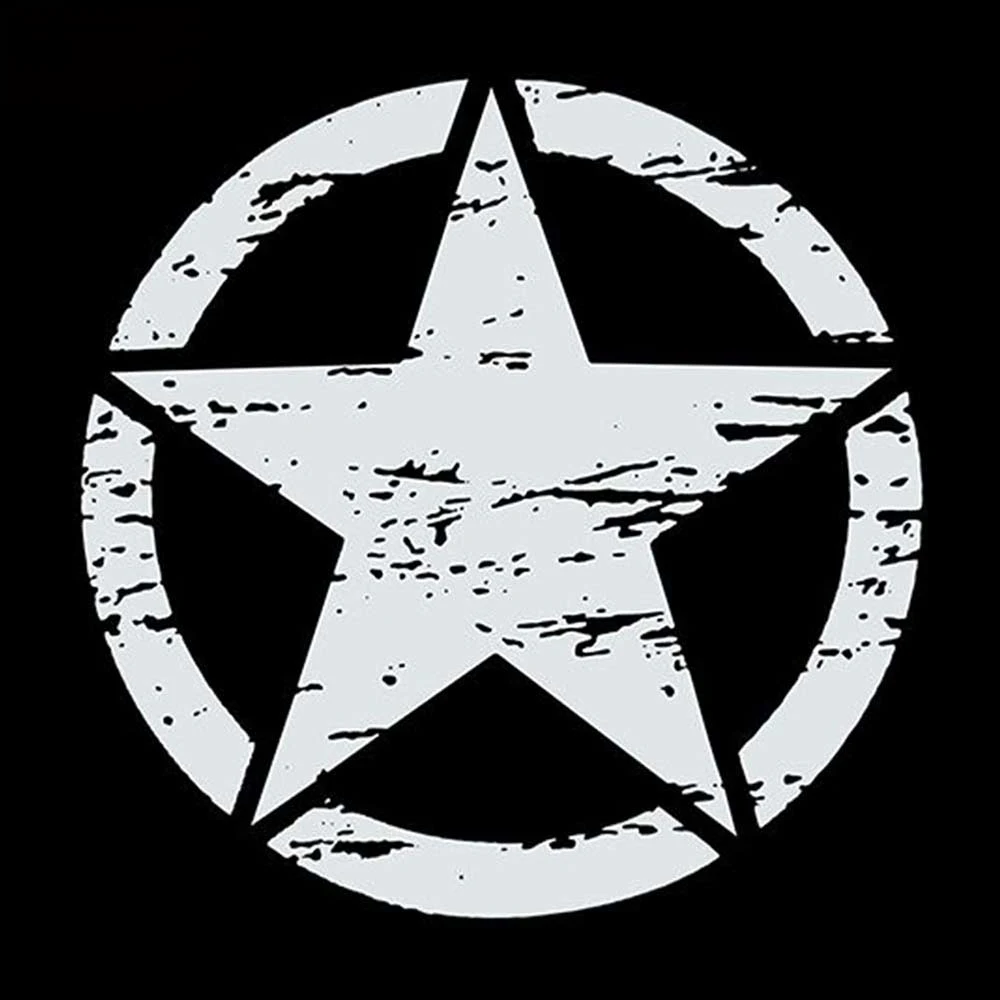 15cm Military Army Star Hood O - Car Accessories On Amazon review and price