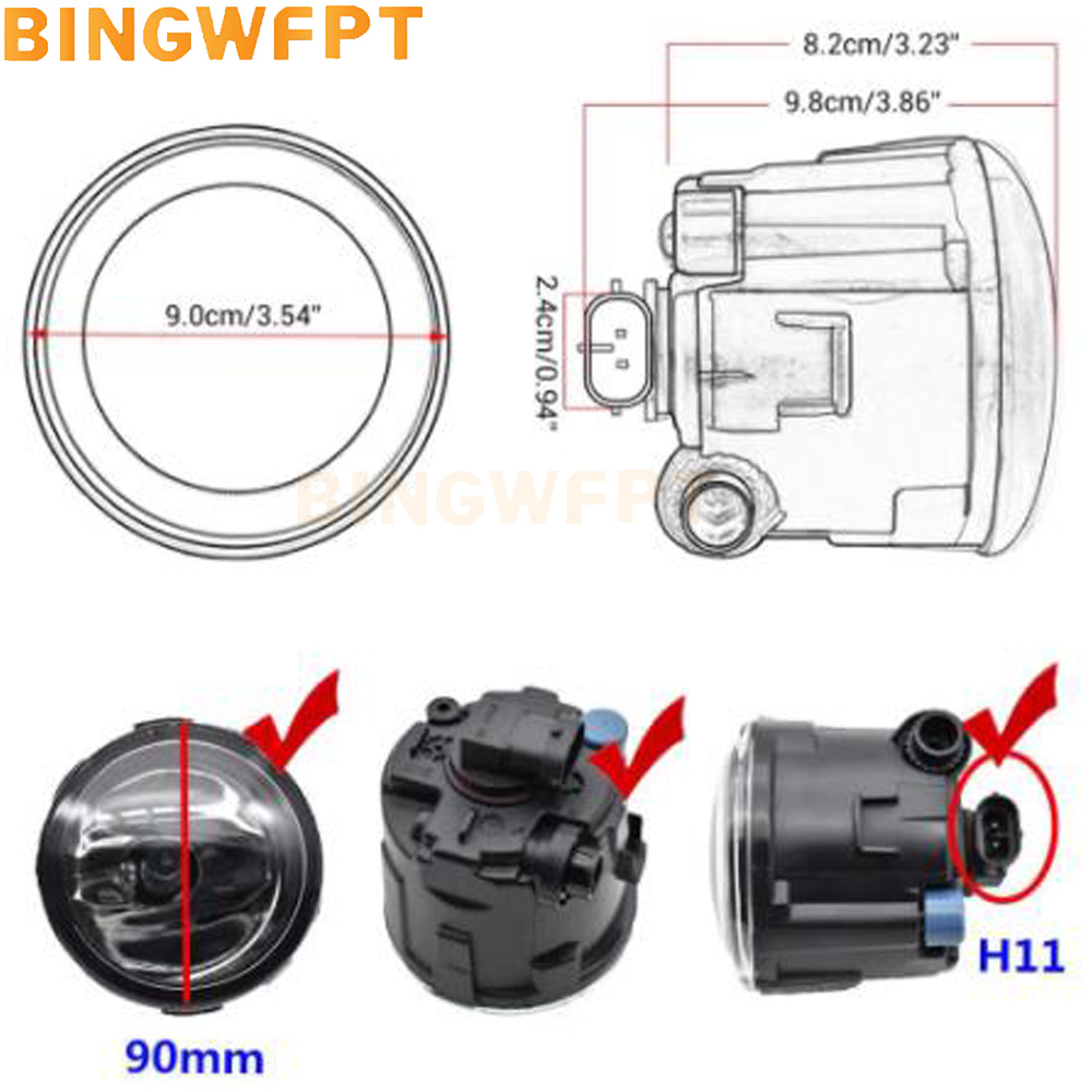 2PCS /LOT NEW Fog Lights For N - Car Accessories Xcent review and price
