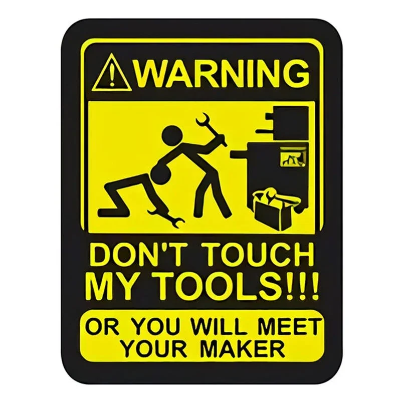 Creativity WARNING DON'T TOUCH - Car Accessories On Amazon review and price