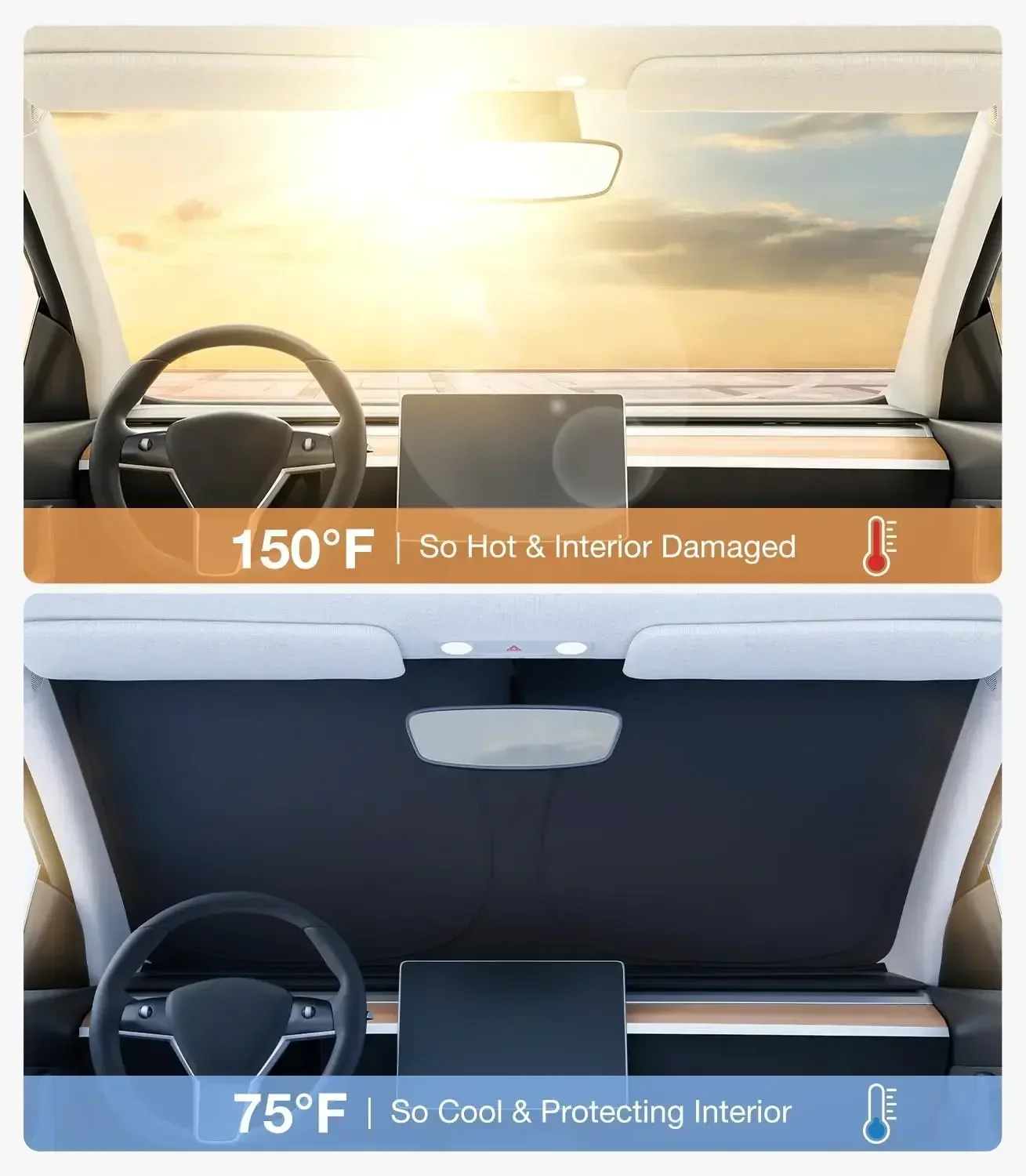Car Sunshade Front Windshield  - Car Accessories Interior review and price